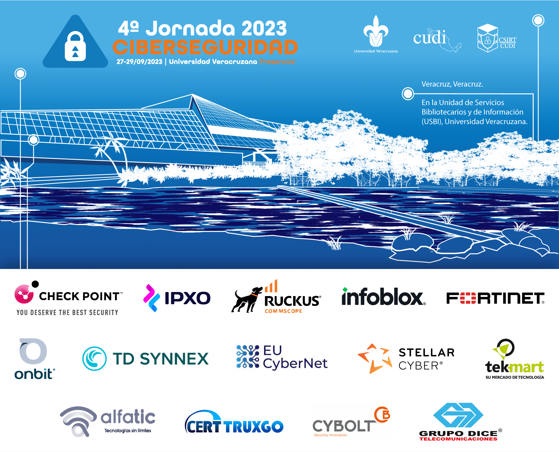 Poster 4ta jornada ciberseguridad CUDI 2023